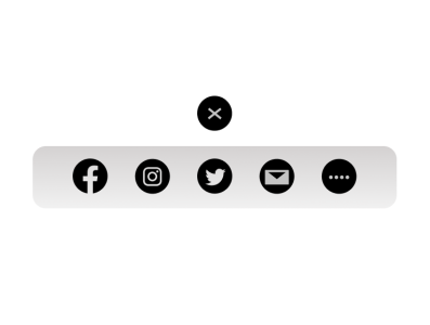 Social Share buttons daily 100 challenge dailyui dailyuichallenge day 10 design flat flatdesign icon illustration social media share vector