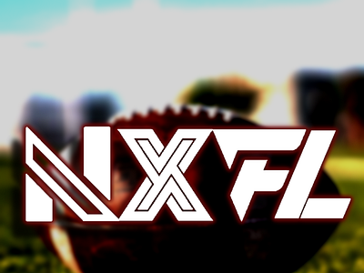 NXFL White design gaming gaming logo logo