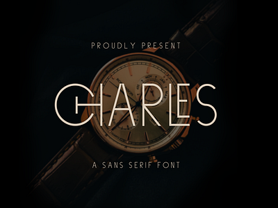 Charles – An Elegant Sans Serif Font