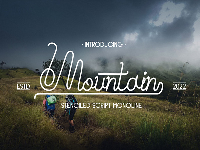 Mountain - Script Monoline