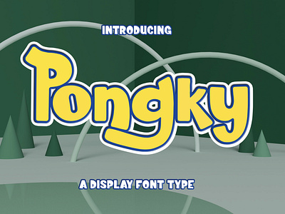 Pongky – Display Font Type