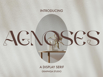 Agnoses - Display Typeface