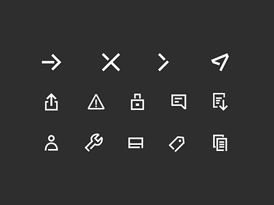 Line icons icon line icon navigation sidebar