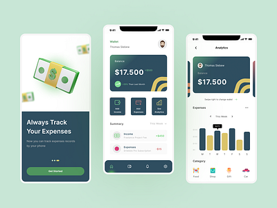 Personal Finance App Concept - For Tracking Expenses and Income app application bank branding crypto design digital economy financial fintech money payment personal finance ui ui design uiux ux ux design wallet website