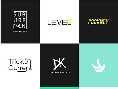 Collection of logo design I. brand design branding collection design illustration logo typography vector