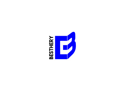 Logo design for Besthery blue brand design branding design flat logo typography vector