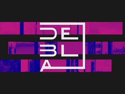 Debla Typeface design design duo tone typeface typography