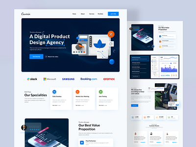 Digital Design Agency Landing Page Design