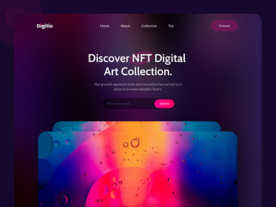 Digital Art NFT Marketplace Website