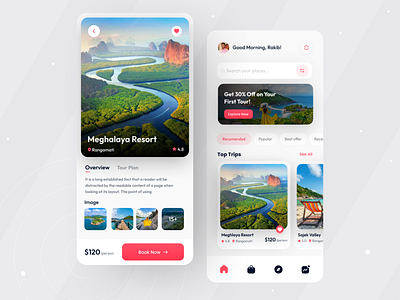 Travel App app booking explore mobile app tour tourism travel travel app travelling app ui ui design