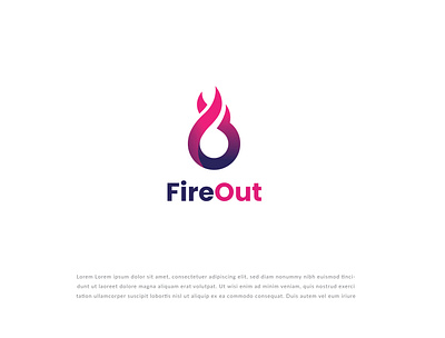 Fireout app logo app corporate logo design creative logo design logo eye catchy logo fire icon illustration logo logo design idea logodesigner safety symbol