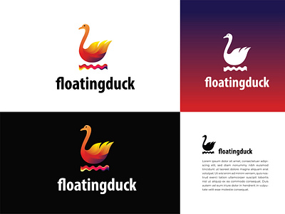 floating duck logo corporate logo design creative logo design logo ducklogo eye catchy logo floatingduck gradient logo logo design idea logo design image logodesigner logoinspirations