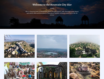 Idar - The Mountain City design figma logo photoshop prototype ui ux web wireframe