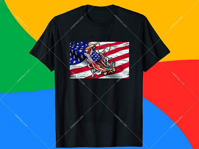 USA Fishing T-Shirt Design - Hello Dribbble best t shirt design dirty fishing shirts fishing quotes fishing shirts fishing slogans t shirts fishing vector hunting t shirt design saltwater fishing t shirts t shirt design ideas t shirt design images free teespring