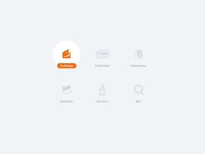 Payment Methods icon payment ui