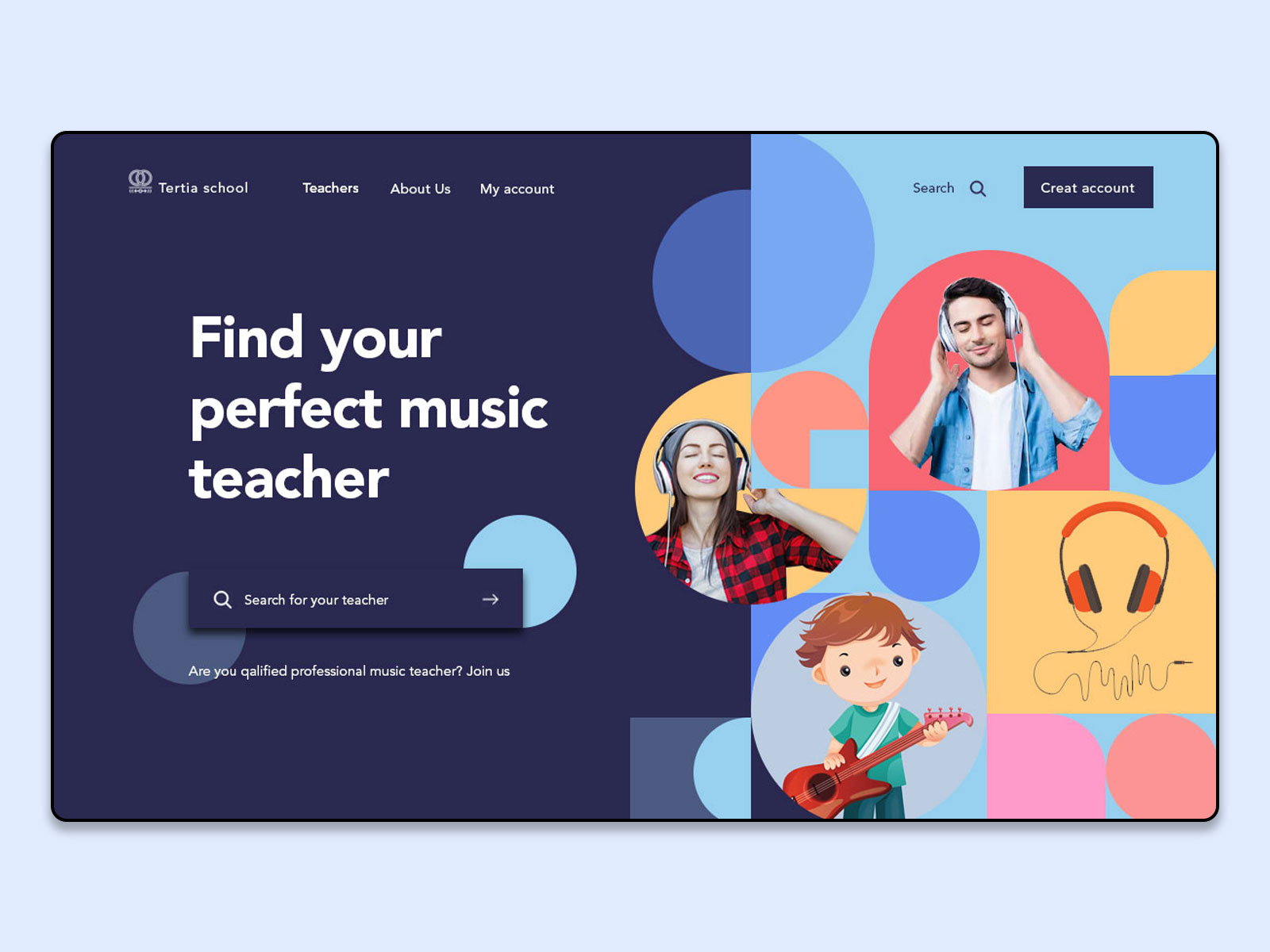 Tertia School Banner by Tabish Gulzar on Dribbble