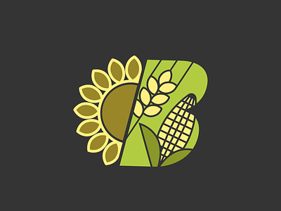 BC logo - agriculture agricultural agriculture logo corn logo design icon illustration logo logotype minimal