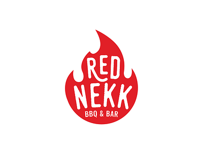 Rednekk bbq restaurant logo bbq bbq restaurant branding fire fire logo graphic design icon logo minimal restaurant logo type vector
