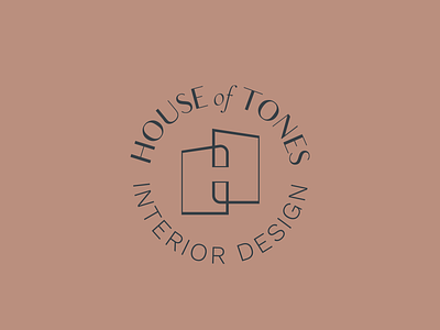 house of tones logo branding cirlcle logo graphic design h letter logo house logo icon interior logo logodesign logotype minimal type typogaphy vector