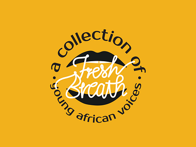 fresh breath logo african branding handdrawntype handlettering handmadetype icon logo logotype minimal type typogaphy typography