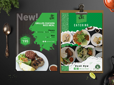 Food Flyer bar menu business cafe menu classic menu design drink menu illustration logo menu promo screen menu ui