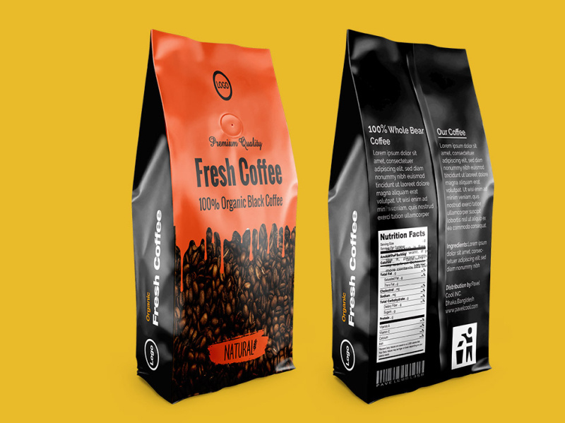 Coffee Packaging Design by Mohammad Pavel on Dribbble