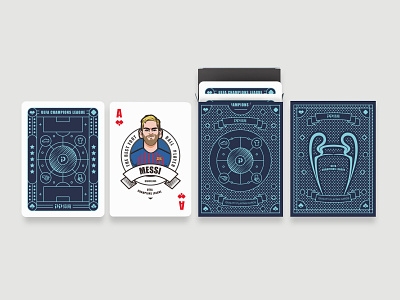 Poker design champions league poker card