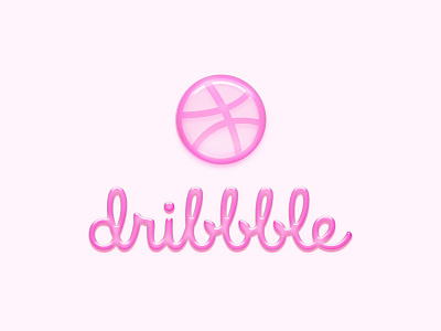 Dribbble With Candy Style