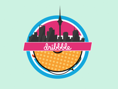 Dribble Auckland Meetup animation auckland bacon bagel basil dribble eggs gif meetup