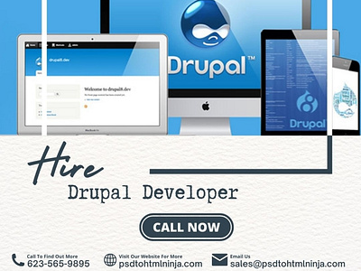 Hire Drupal Developers from PSD to HTML Ninja hire drupal developers