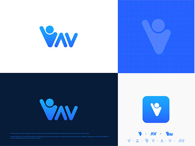 vav logo design best designer best logo branding cool logo design flat illustration logo design logotype typography