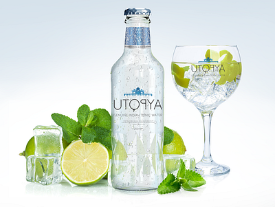 Utopya - Tonic Water branding concept packaging design tonic water