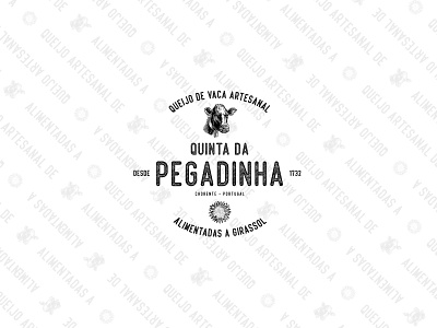 Quinta da Pegadinha - Artisanal cow cheese branding design cheese label design packaging design