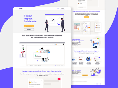 Landing page redesign