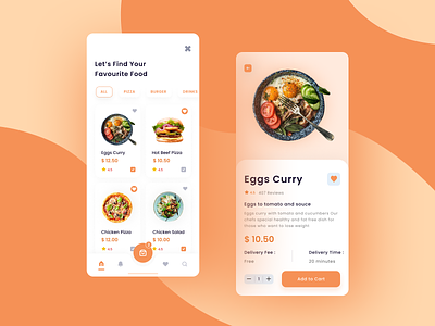 Food App Design app design food app design ui ui design uiux uiuxdesign ux