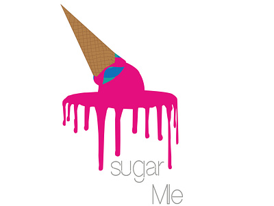 sugar Me app branding icecream identity illustration vector vegan vegan food