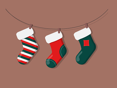 Illustration " Christmas socks"