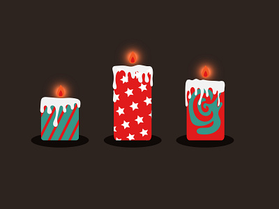 Illustration "Candles" 2021 candles design illustration vector