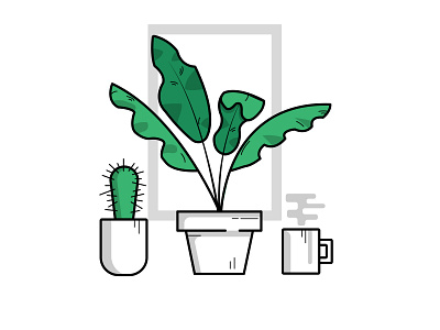 Plants 2021 design illustration plants vector