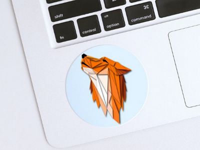 Foxy stickers illustration brands