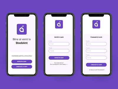 Sign in / Sign up UI app design ui ux