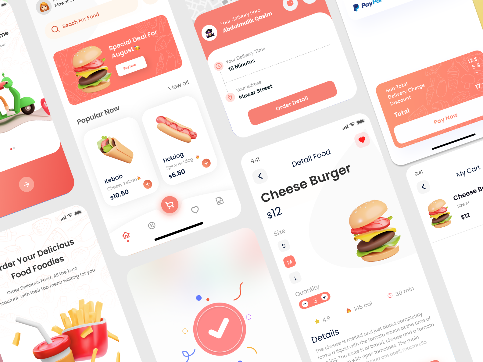 Food Delivery App 🍣 by Elsa Manora Ramadania on Dribbble