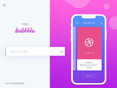 Hello Dribbble