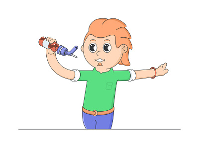 BOY 2d 2d character boy cartoon character designs design drawing flat illustration illustrator vector