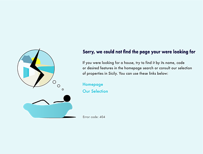 Error 404 DailyUI branding illustrator logo ui ux website design