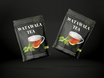Tea Packet Design branding graphic design label design logo package design tea