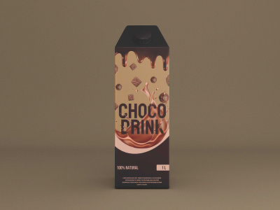 Chocolate Drink Label Design