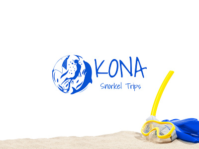 Snorkeling Logo for Kona Snorkel Trips diving dolphin logo logo sea snorkel snorkel logo snorkeling snorkeling logo swim swimming swimming logo