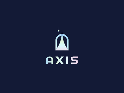 Axis logo axis logo daily logo cahellenge dailylogochallenge holo holo logo hologram rocketship logo