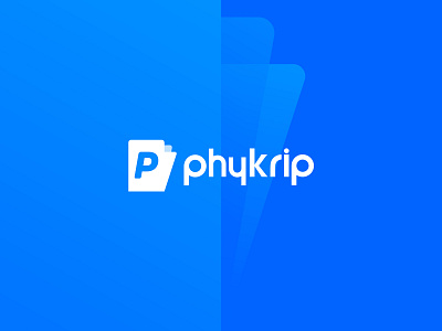 Phykrip - Crypto Wallet blue logo crypto crypto logo crypto wallet logo cryptowallet logo p logo phykrip phykrip logo